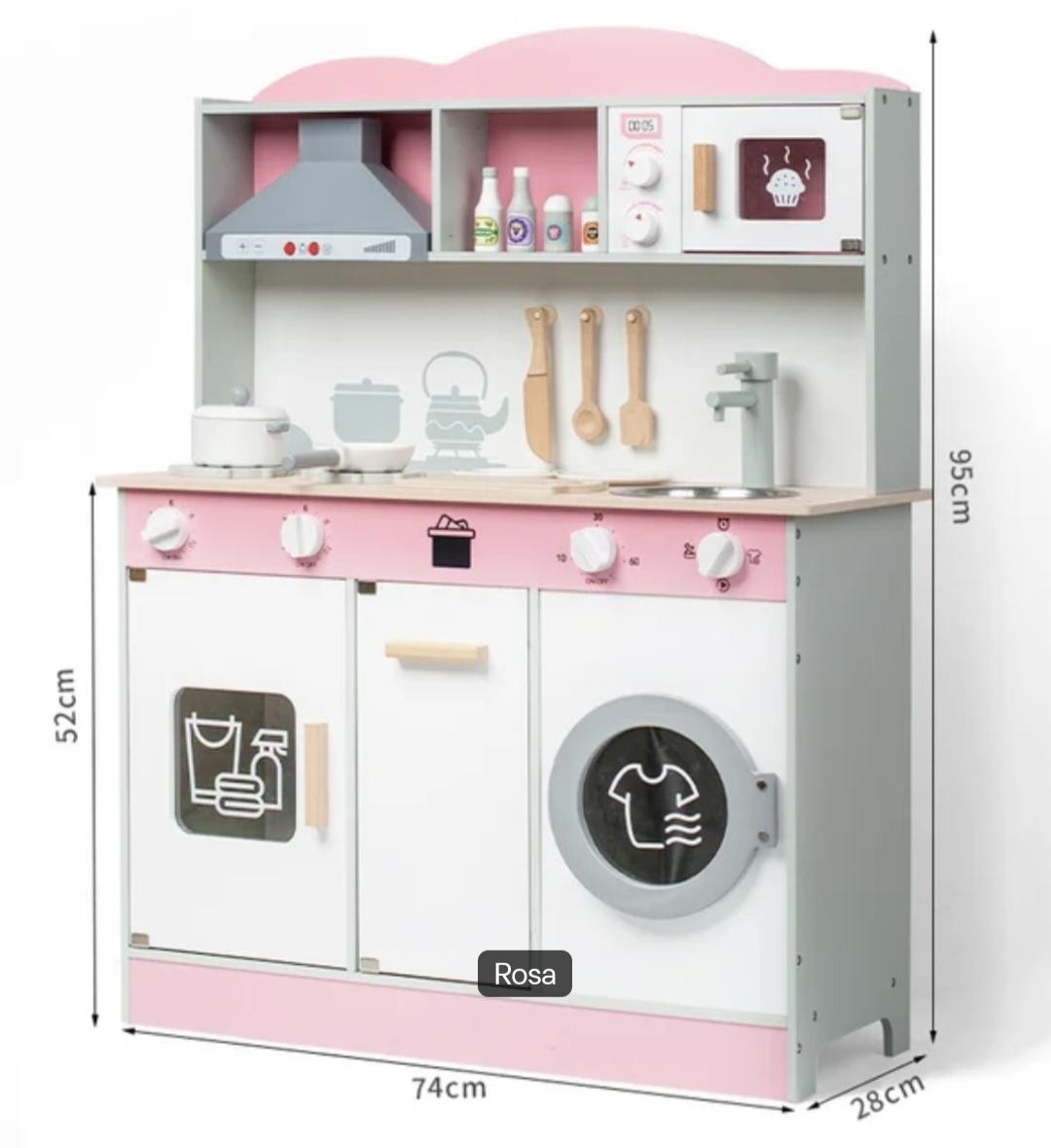 Cocina con luz y sonido